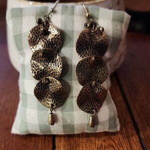 Elegant Gold Dangle Earrings